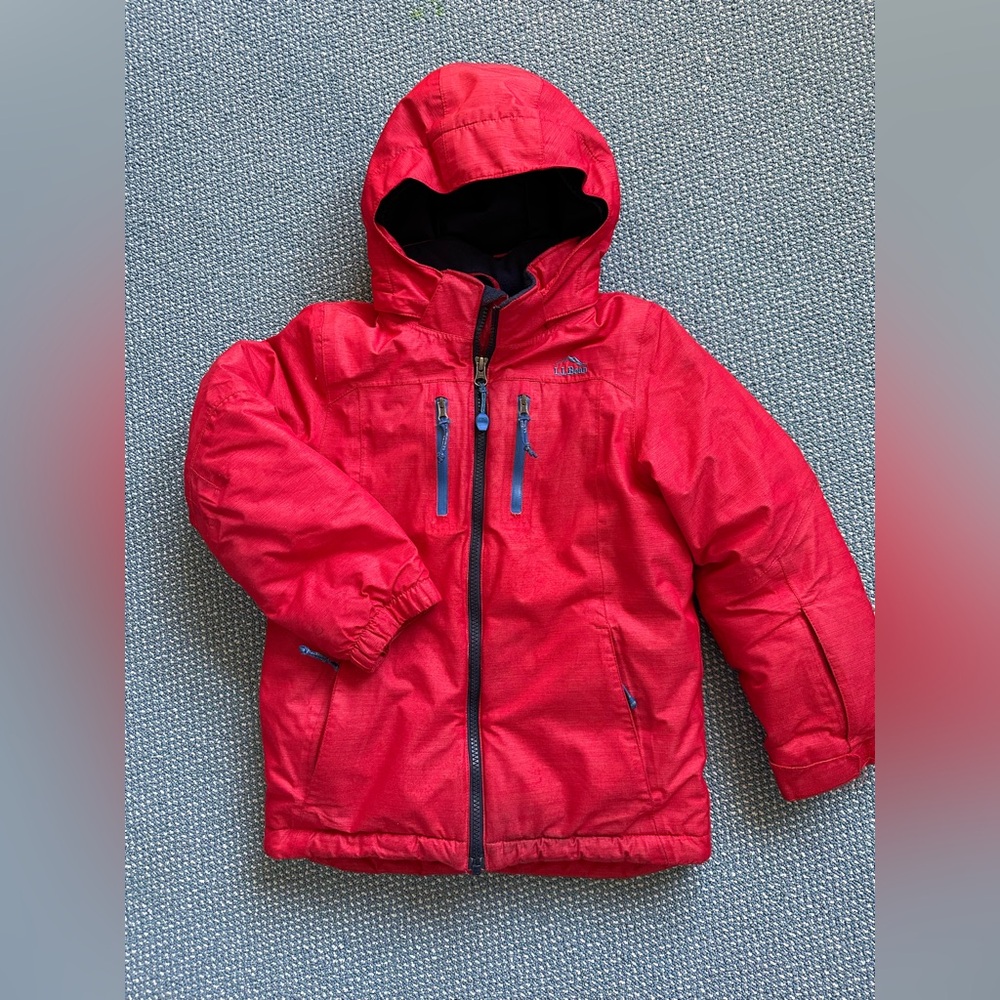 LL Bean kids insulated winter jacket 6x/7